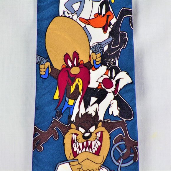 Warner Bros. Vtg 1996, Looney Tunes Necktie - Picture 4 of 16